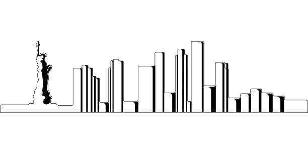 纽约的地平线图片下载