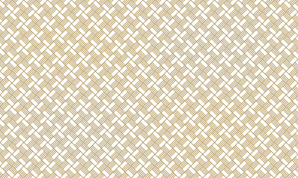 黄金几何图案1v1，增加。无缝的素材图片