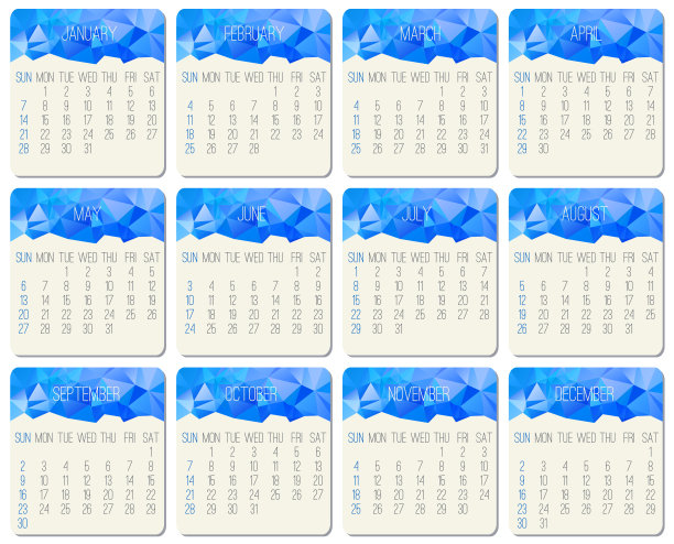 2018年月历图片下载