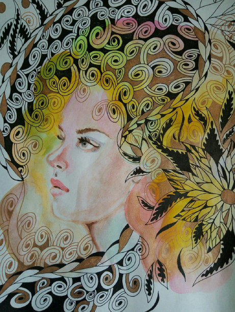 文艺插画素材ID：304567554