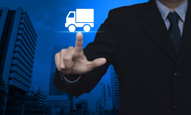 卡车送货服务概念图片下载