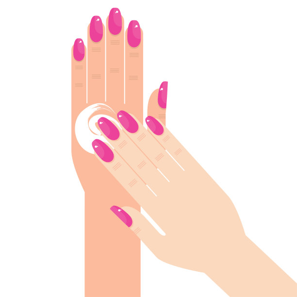 用保湿霜按摩双手图片下载