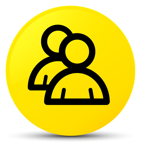 组图标黄色圆形按钮图片下载