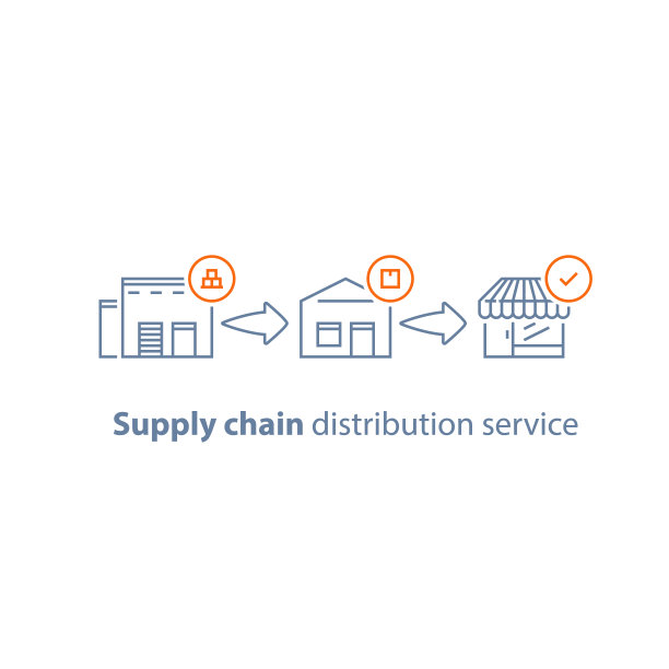 购物配送，全球航运，供应链概念，仓储服务，仓储解决方案，货物配送图片下载