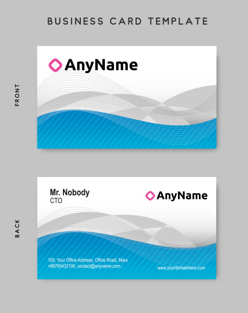 名片设计模板图片下载