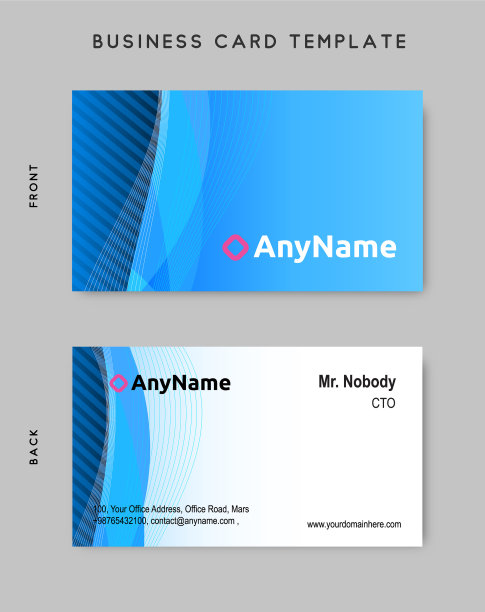 名片设计模板图片下载