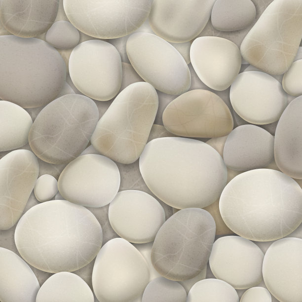 白色的卵石背景。图片下载