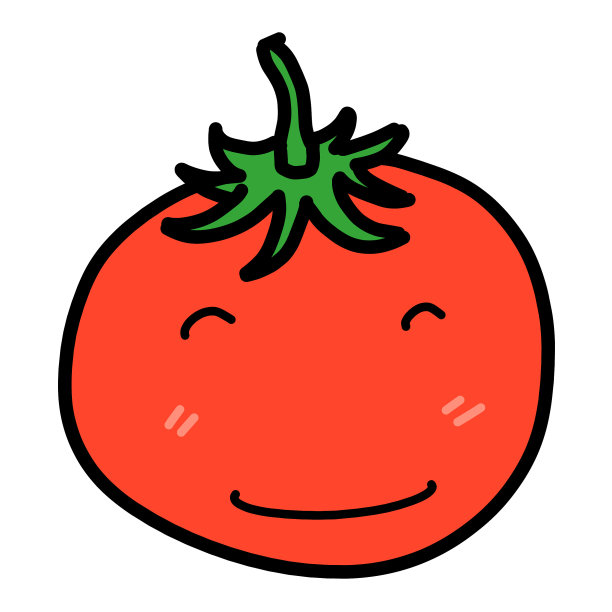 微笑的番茄图片下载