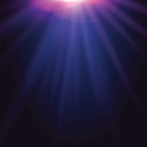 矢量抽象水下背景。深海，海洋，场景，舞台，派对，俱乐部，灯光背景。图片下载