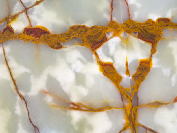 橙色，白色大理石纹理图片下载