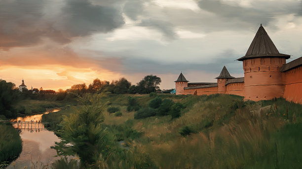 画修道院图片下载