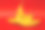 红色背景上画着“新年快乐”字样的三根成熟香蕉图片下载