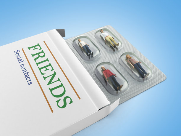 社会问题的概念3d产生的人，而不是药丸的包装3d渲染在蓝色图片下载