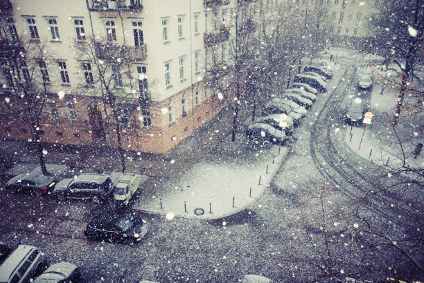 柏林的第一场雪素材图片