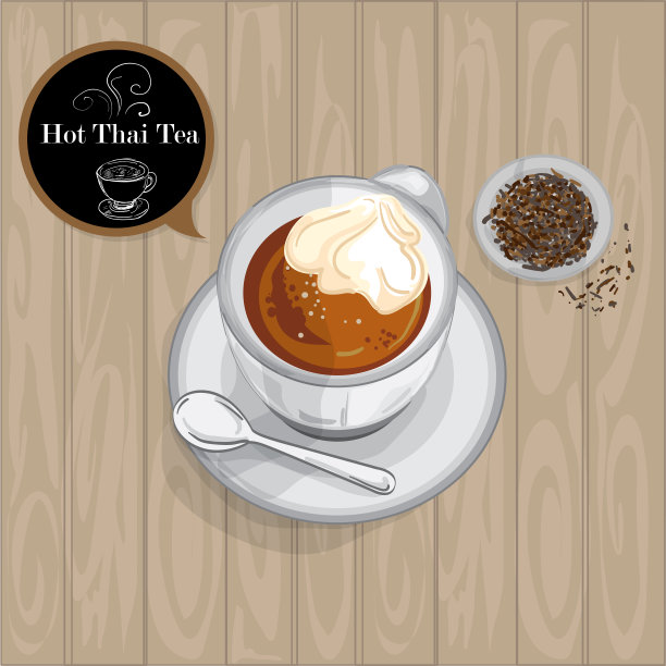 杯热泰式茶图图片下载