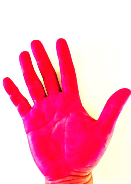 五颜六色的手掌图片下载