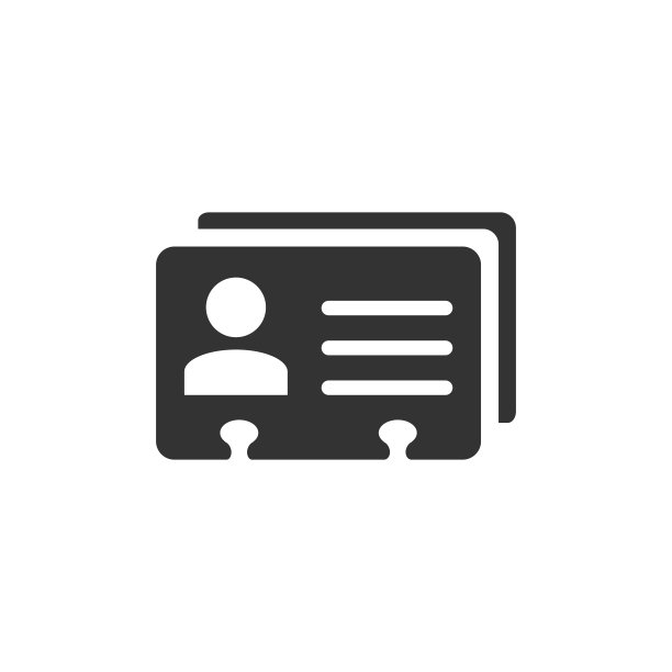 黑白图标 - 身份证图片下载