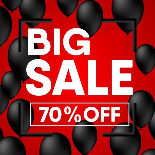 销售横幅和标签设计的促销，矢量，插图图片下载