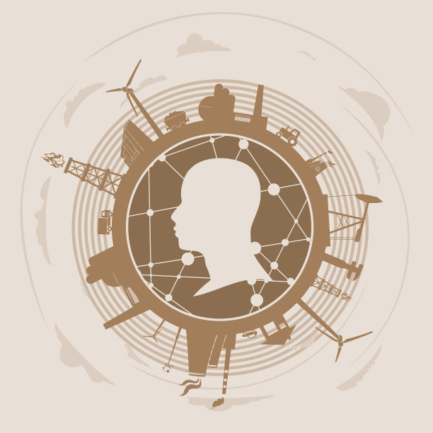 圈与行业相关的轮廓图片下载