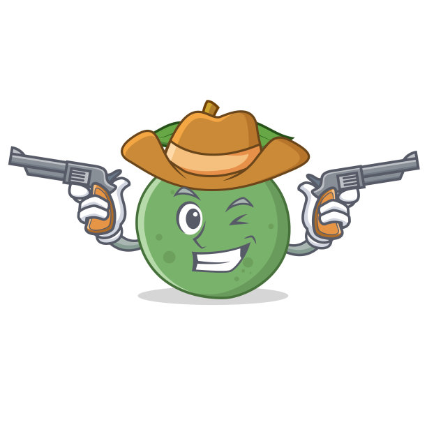 牛仔番石榴人物卡通风格图片下载