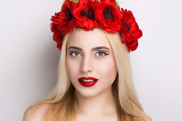 女人的美丽的脸图片下载