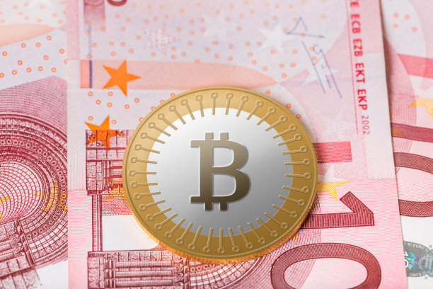 比特币以欧元为背景图片下载