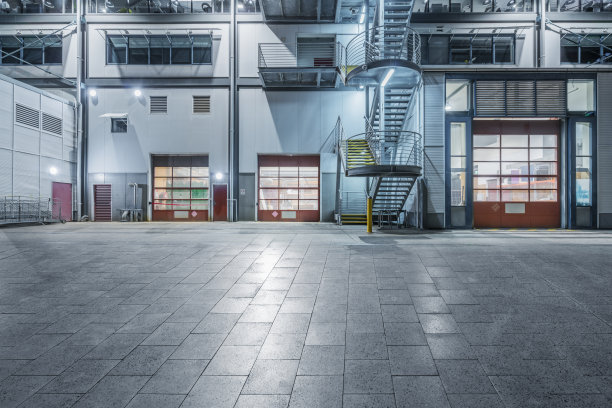 现代化工厂的外观图片下载