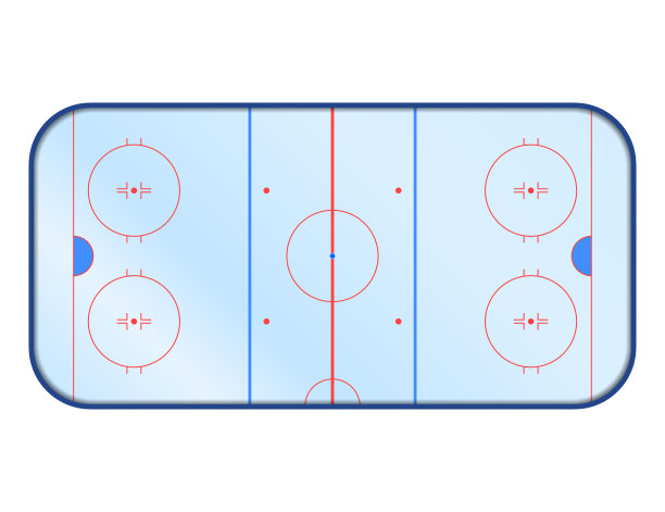 带标记的矢量溜冰场。孤立在白色的。图片下载