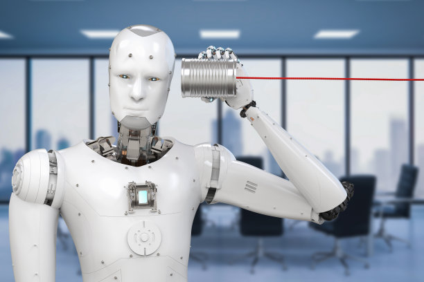 机器人与锡罐图片下载