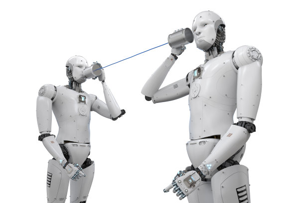 机器人与锡罐图片下载