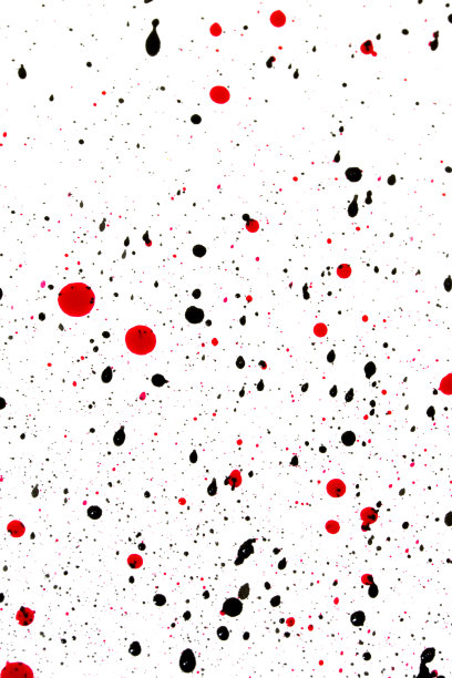 背景的丙烯酸颜料飞溅和斑点图片下载