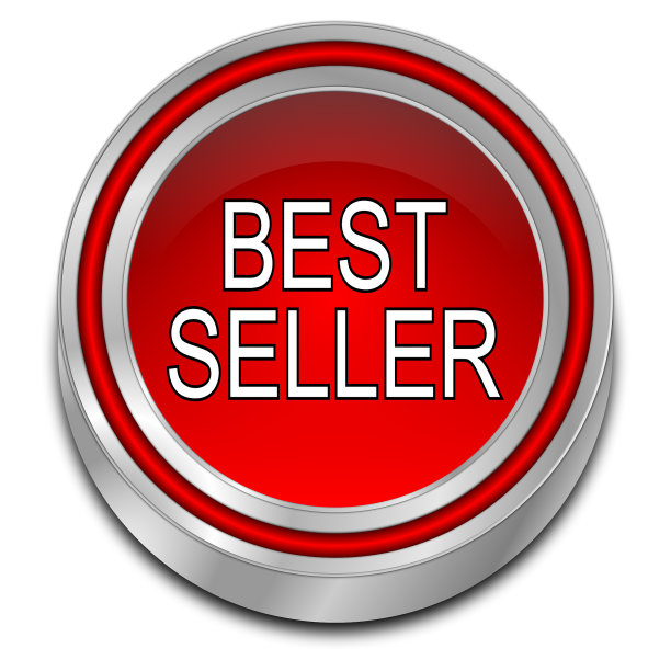 畅销按钮- 3D插图图片下载