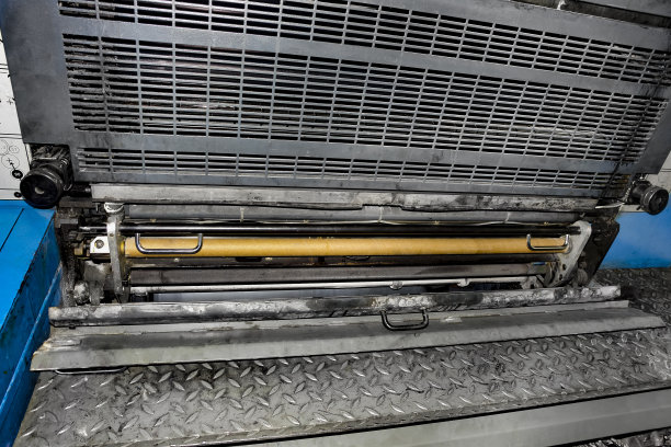 喷漆机被污染的特写图片下载