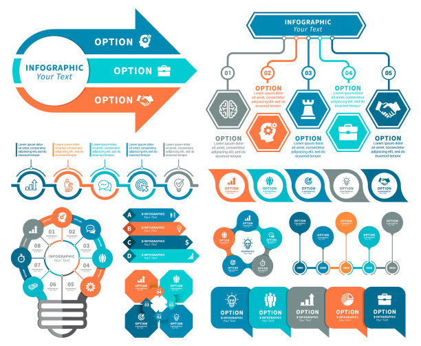 信息图表元素素材图片