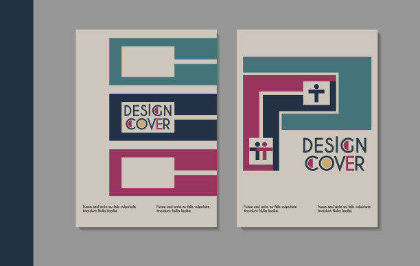 矢量极简封面设计。图片下载