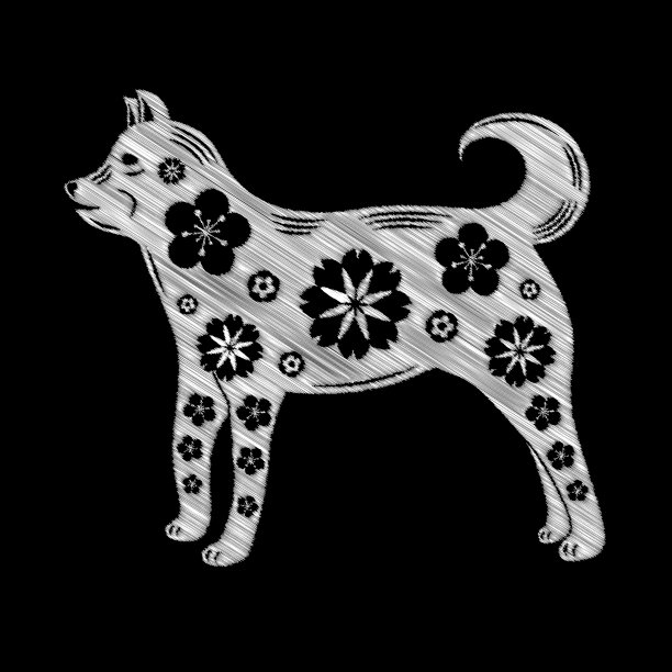 2018 -狗年。向量。图片下载