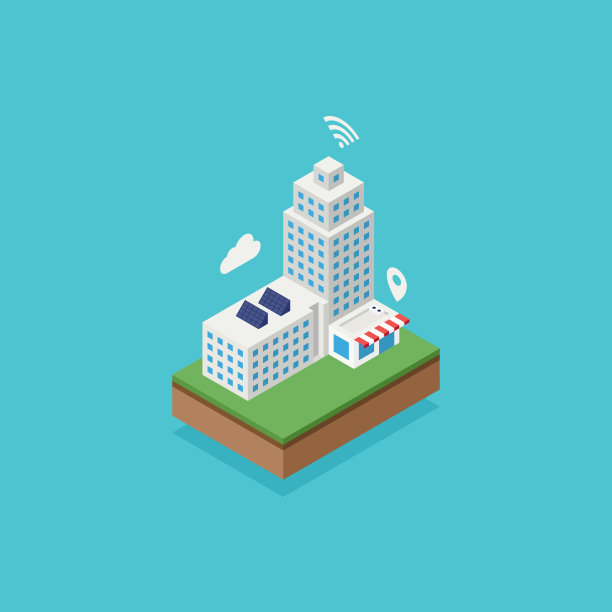 智慧城市具有互联网网络连接的概念图片下载