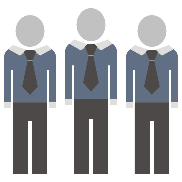 穿着西装打领带的人。图片下载