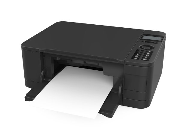 激光打印机孤立图片下载