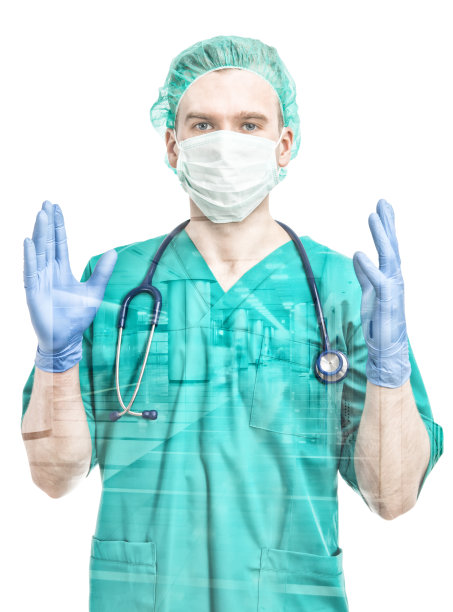 准备做手术的男外科医生图片下载