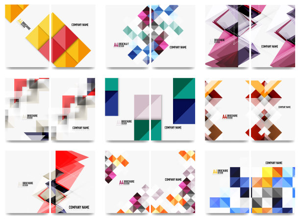 收集企业年报手册模板图片下载