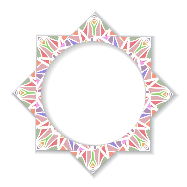 带有文本位置的抽象几何元素图片下载