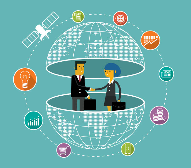 商人和女商人-全球商业图片下载