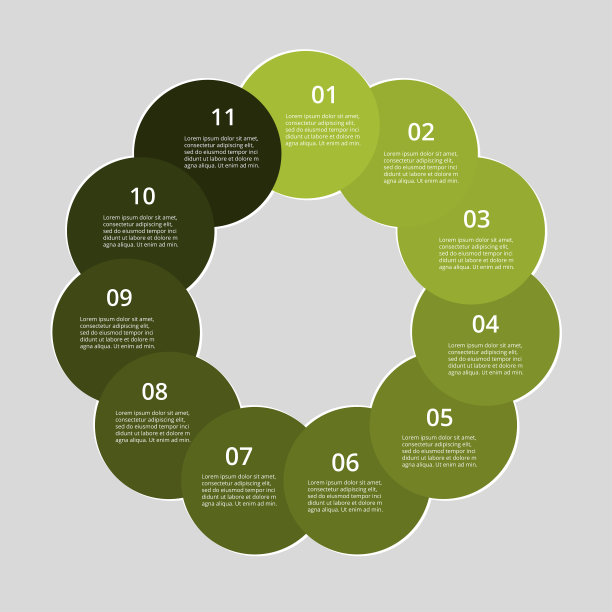 一步一步的信息图表。图片下载