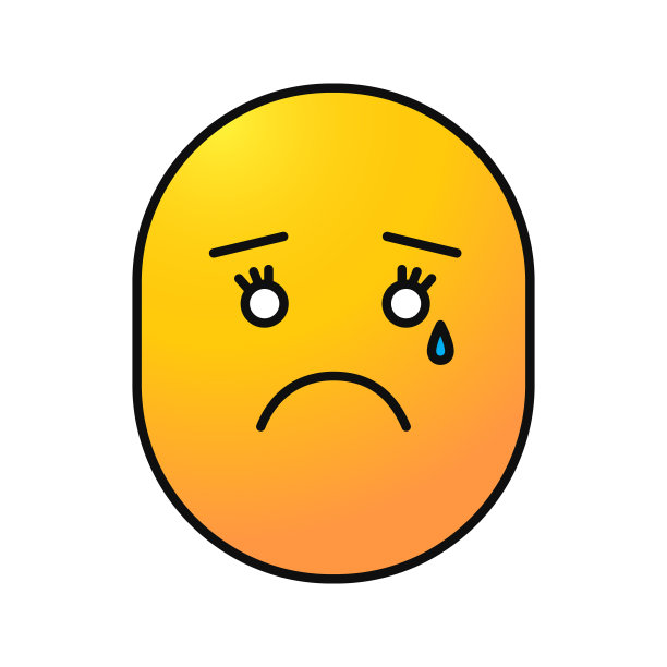 哭泣的微笑图标图片下载