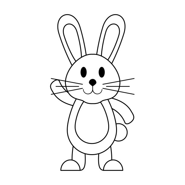 可爱的卡通兔子图片下载