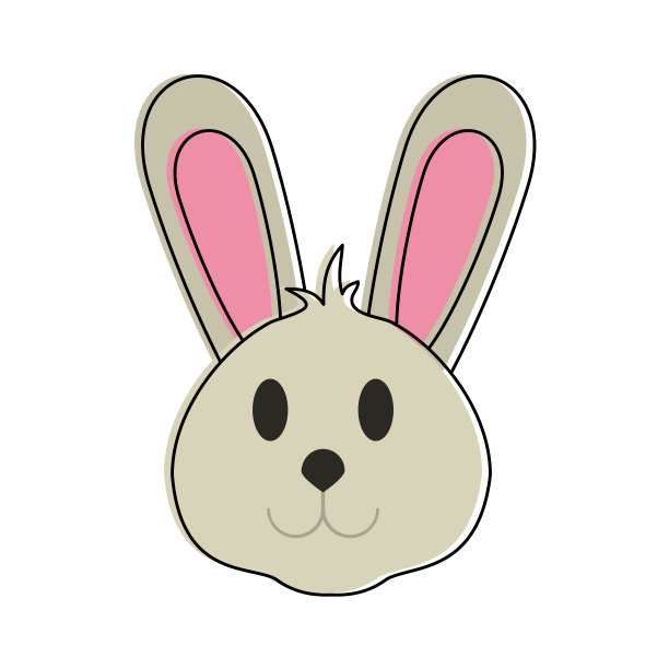 可爱的卡通兔子图片下载