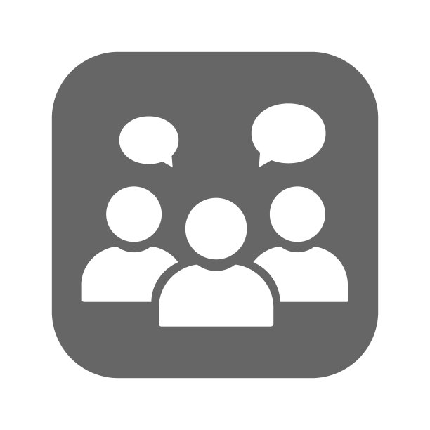 人们聊天图标。其中一组网页图标图片下载