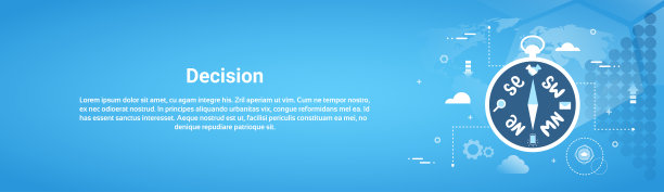 决策网页水平横幅与复制空间图片下载