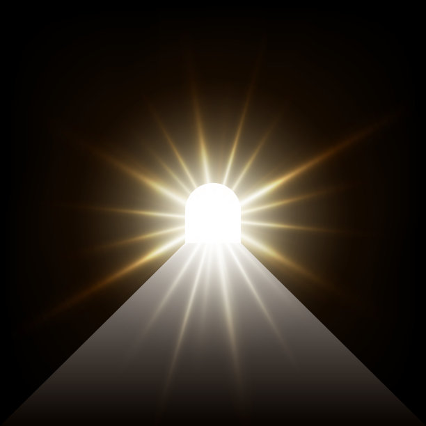 透过隧道的光图片下载